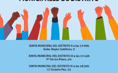 Sesión Constitutiva Plenos Juntas Municipales de Distrito (21 de diciembre de 2023)